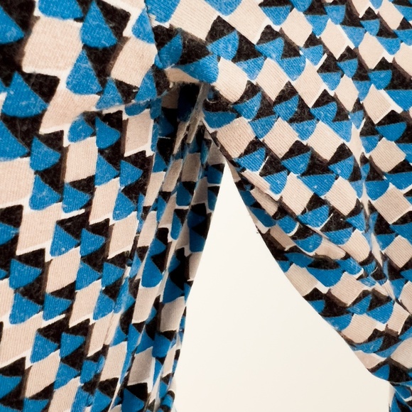 Ann Taylor Ruched Blue Cowl Neck Hourglass Jersey Dress Size Small - Picture 12 of 15